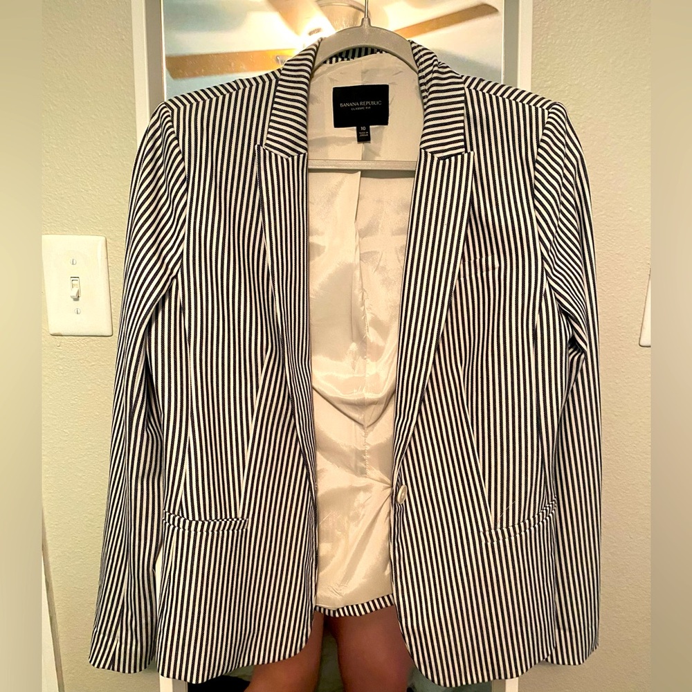 Banana Republic Striped Blazer